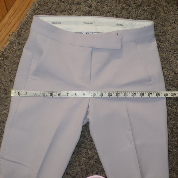Maxmara EUC LIGHT Gray Wool  straight leg trousers MADE IN ITALY - Picture 6 of 8